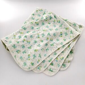 Vintage Carter's 36"x36" 100% Cotton Baby Blanket Mother Goose Made In USA